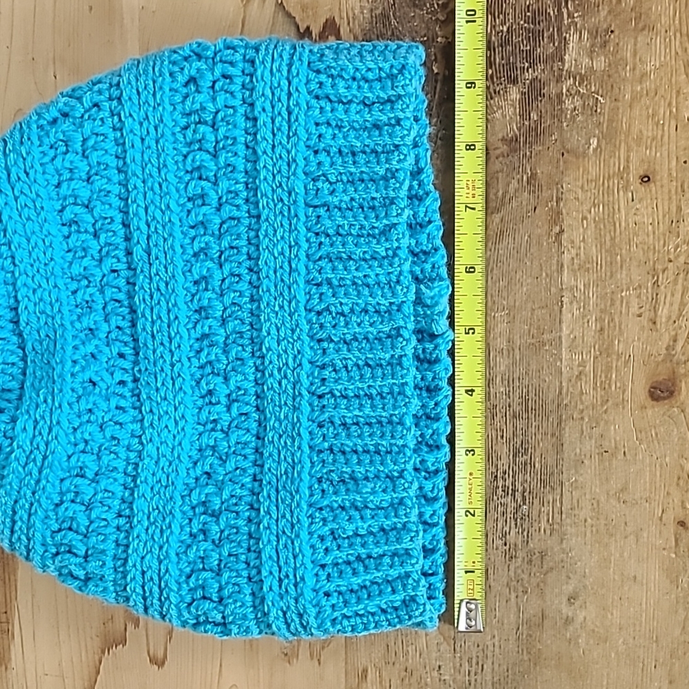 1️⃣7️⃣Handmade Winter Hat Blue-NEW - Picture 6 of 6